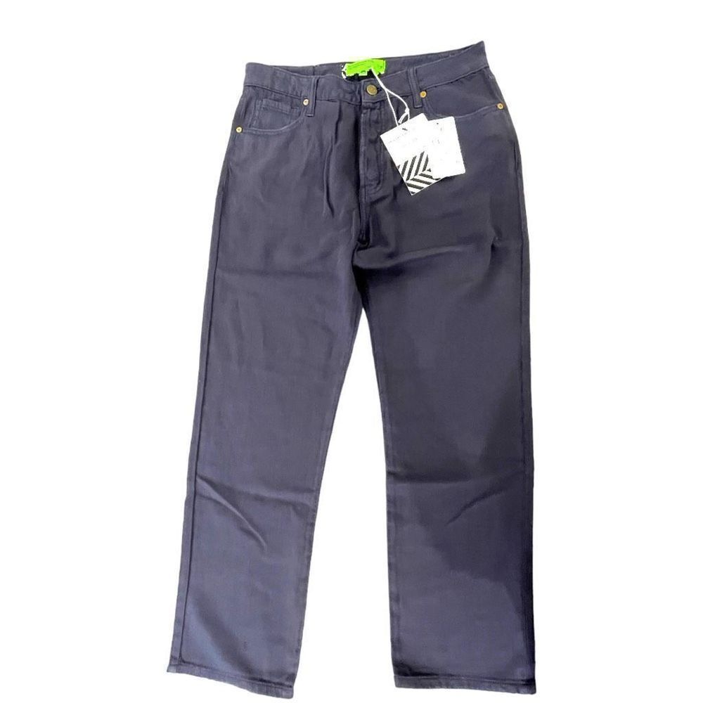 Sandrine Rose Free People Women's Navy French Worker Denim Jeans Size 30 - Picture 1 of 12